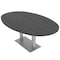 Skutchi Designs 45.25 in W, 71.5 in L, 29 in H, Engineered Wood Top, Grey HAR-BOVL-46X72-DOU-ASIANNIGHT - alternate 1